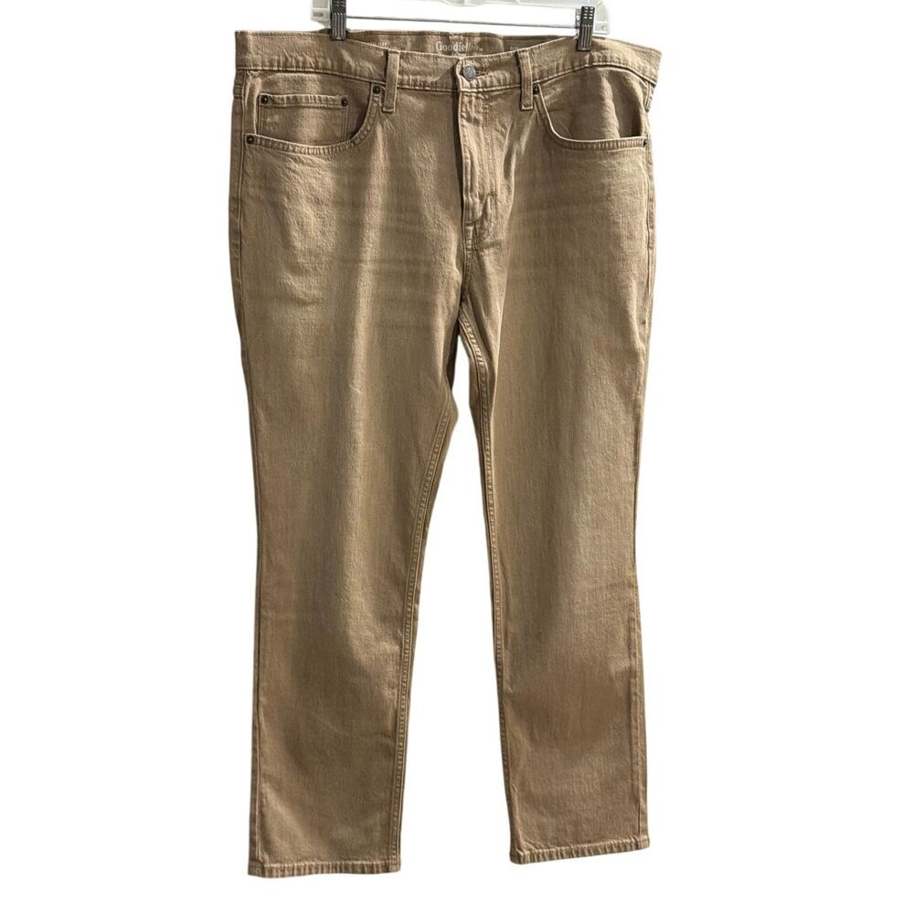 NEW Men's Goodfellow Total Flex Slim Fit Khaki Denim Jeans Size 40/30